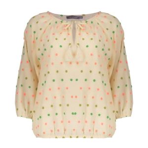  Ecru/Green/Blus